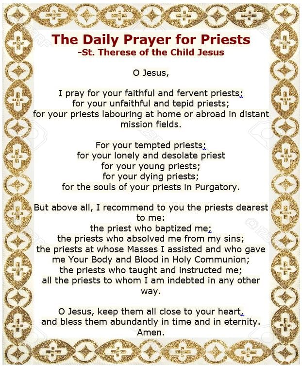The Daily Prayer for Priests – The JP2 Directory